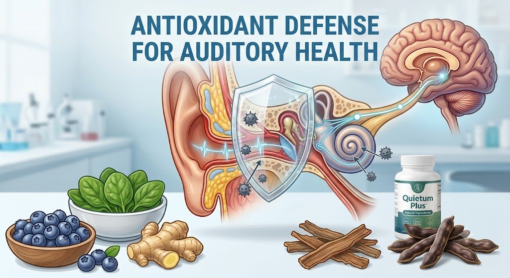 Antioxidant Defense for Auditory Health