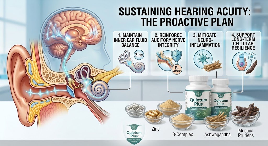 Sustaining Hearing Acuity: The Quietum Plus Plan